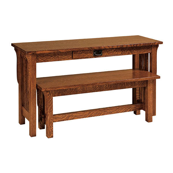 Lancaster Nesting Sofa Table and Bench